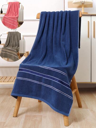 浴室，一件式简约浴室套装，浴室用品，柔软手巾浴巾，加厚吸水浴室毛巾，适合浴室、游泳池、海滩的浴室毛巾套装，可作为礼物赠送。