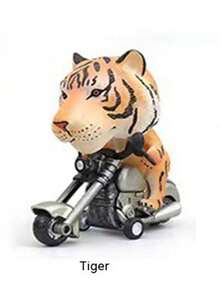 酷拽赛博惯性复古摩托车仿真恐龙动物模型玩具-儿童宝宝男孩女孩小礼物-儿童节///圣诞礼物 - 彩色 - 查看 27