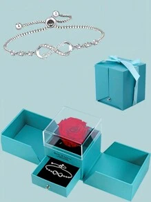 Bộ quà tặng vòng tay xà phòng thơm hương hoa hồng, hình trái tim & hạnh phúc 8 vòng tay hoa hồng, quà tặng cho mẹ, bà, vợ, con gái, cháu gái, bạn gái, bạn thân, thích hợp cho Giáng sinh, kỷ niệm, ngày của mẹ, ngày lễ tình nhân, quà tặng sinh nhật Giáng sinh - vòng tay 8 hình - Xem 12