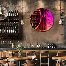 Wall Mounted Mirror, Decorative Iridescent Mirror - Multicolor - View 12