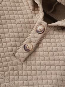 MommBaby Pelele con capucha bordado con osito con bolsillo de manga larga para bebé niño recién nacido, primavera y otoño