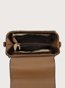 Bolsa de mão feminina com padrão da moda, bolsa grande de capacidade para mulheres de meia-idade com estampa de seta dupla