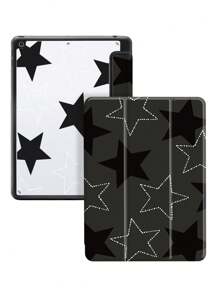 Star Case Compatible With IPad 10.2 Inch 2021/2020 IPad 9th/8th Generation, Tab Cover,With Pen Holder,Supports Automatic Sleep/Wake Lid