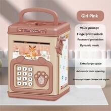 Fingerprint/Voice-Activated Password Piggy Bank Large Capacity Savings Box, Birthday/Christmas Gift,Piggy Bank,Savings Pot,Bank Password - Multicolor Piggy Bank - View 14