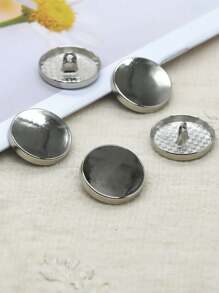 5pcs Solid Zinc Alloy Button - Gold - View 5