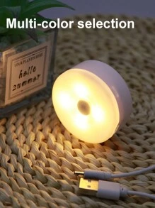 触摸激活床头灯、可触摸衣柜装饰灯、卧室夜灯、可充电 LED 灯 - 灰色 - 查看 2