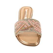 MISSISSIPI WOMEN'S CLOG FLAT SLIDE SANDAL - Màu be - Xem 4