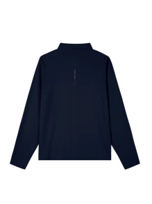 TECTOP Women T-Shirts Quick Dry Raglan Short Sleeve ZIP Neck Athletic Workout Dry Fit Performance Sports GMY Compression Shirt - Blue - View 8