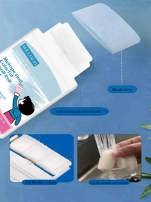 Water-Based White Latex Paint, Interior Wall Waterproof, Small Roller And Repair Paste - 100g White Wall Repair Paint With Small Roller In Box - View 3