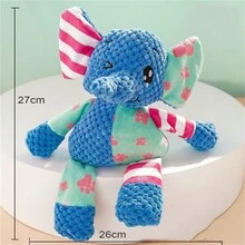 1pc Đồ chơi nhồi bông cho thú cưng Đồ chơi mọc răng cho chó Đồ chơi tương tác âm thanh cho thú cưng - Nhiều màu - Xem 5