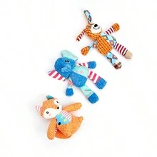 1pc Đồ chơi nhồi bông cho thú cưng Đồ chơi mọc răng cho chó Đồ chơi tương tác âm thanh cho thú cưng - Nhiều màu - Xem 4