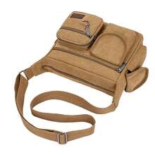 大容量男士户外帆布包、工具包、单肩包、韩版复古休闲包、运动背包、斜挎包 万圣节 圣诞节 冬季 秋季 圣诞礼物 男士包 侧包 男士笔记本电脑礼物 户外 感恩节 旅行钱包 节日收纳包 手提包 运动包 单肩包 沙滩包 健身包 男士礼物 徒步旅行 学生 多功能 便携 时尚休闲 爸爸礼物 男朋友礼物 度假 趣味礼物 男士胸包 男士侧包 挎包 皮包 流浪包 腰包 - 彩色 - 查看 4