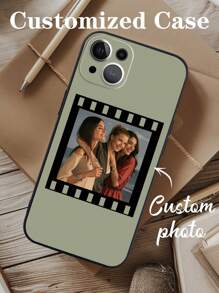 苹果 1 件定制简约个性化情侣自拍/宠物/旅行/户外/生活照片手机壳，送给朋友和爱人的绝佳礼物