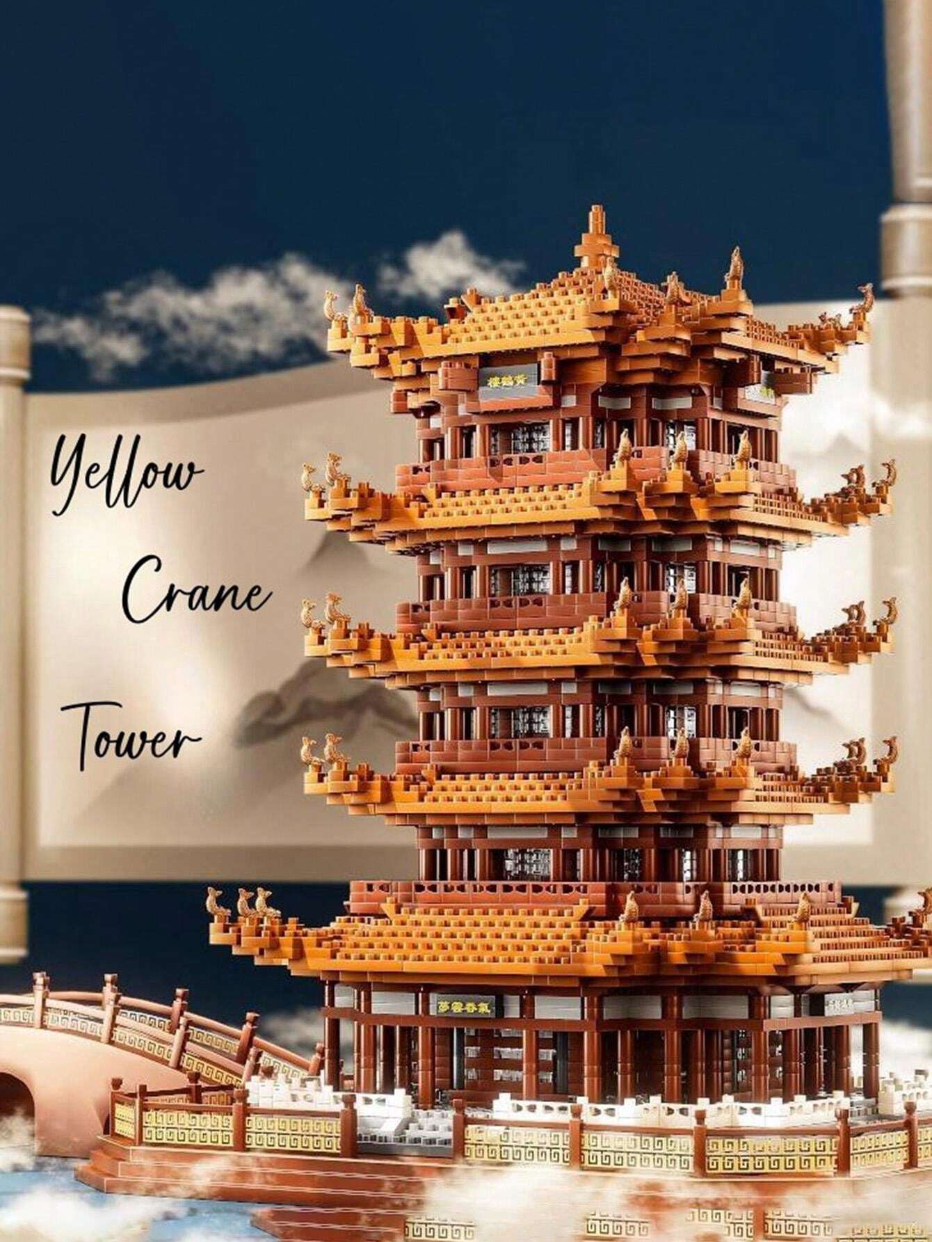 Seyaom Architecture Chinoise Du Jardin De Suzhou Avec Blocs De Construction En Forme De Cerisier En Fleurs Pour Adultes, Adolescents De 14 Ans Et Plus (3888 Pièces