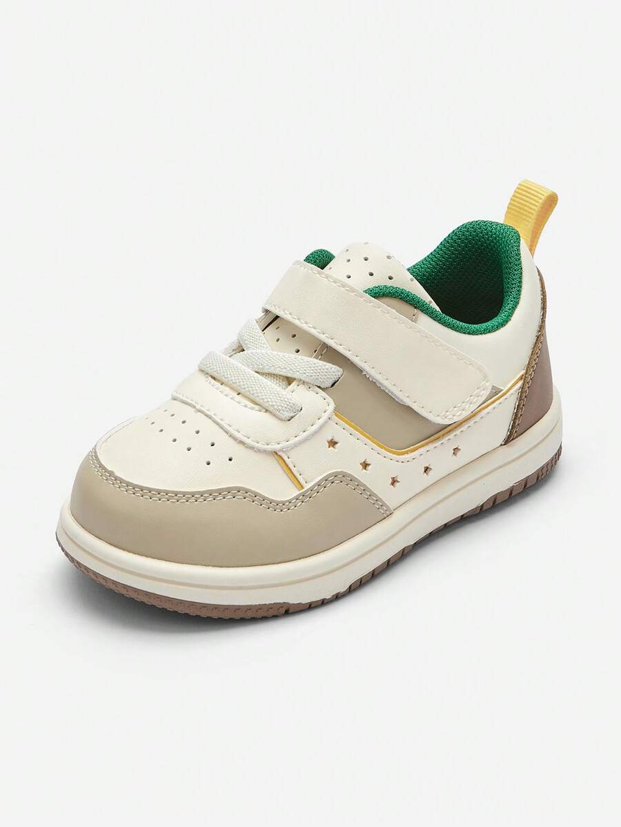 Balabala 巴拉巴拉宝宝学习鞋2024新款秋季款透气防滑男女童运动鞋 - 卡其色 - 查看 1