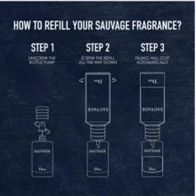 Dior Sauvage By Dior Cologne For Men 3.4 Oz EDP Eau De Parfum 100 ML In Refillable Bottle - Holzig & Erdig - Übersicht 4