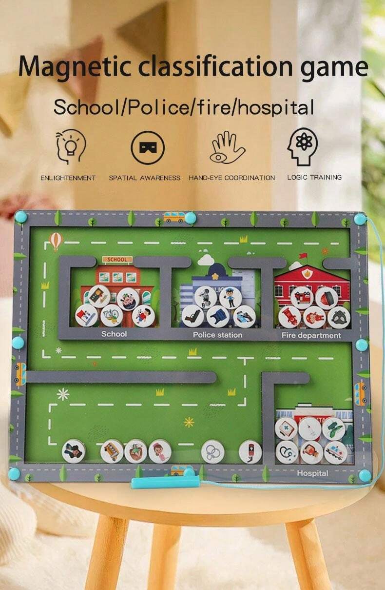 JXD Super Puzzle Électronique - Console De Jeu Labyrinthe 510 Niveaux - Entraînement Concentration Et Logique - Jouet éducatif Pour Enfants, Ados, Adultes - 3