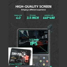 DATA FROG R36S Retro Handheld Video Game Console Linux System 3.5 Inch IPS Screen Portable Pocket Video Player Games Boy Gift - Multicolor - View 4