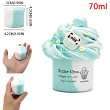 Kit de Slime de Manteiga de Chá Bubble Tea Fofo para Crianças, Lembrancinhas de Festa Slime Elástico, Não Grudento, Colorido e Perfumado, Brinquedo Anti-Estresse para Presentes de Meninos e Meninas, Fidgets para Crianças, Slime, Kit de Slime > Argila, Slime de Mel, Slime Roxo, Slime para Meninas, Rosa, Cuidados com a Pele para Crianças, Slime Elástico, Slime > Nuvem