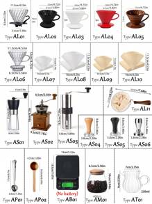 1pc Heat Resistant Glass Coffee & Tea Pot With Lid, Cloud-Shaped Pour Over Coffee Maker, Drip Filter Coffee Cup, Coffee Utensil,Coffee Drinking Kit, Coffee Camping Kit, Home Coffee Drinking Kit, School Supplies Back To School