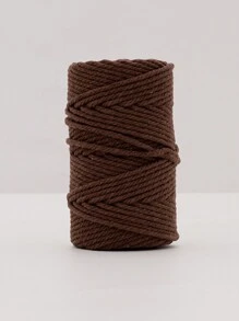 Cuerda macramé de 3 mm x 50 m, cuerda retorcida colorida, cuerda, hilo de macramé para colgantes de pared, portamacetas, manualidades, proyectos de decoración DIY - Multicolor - Ver 10