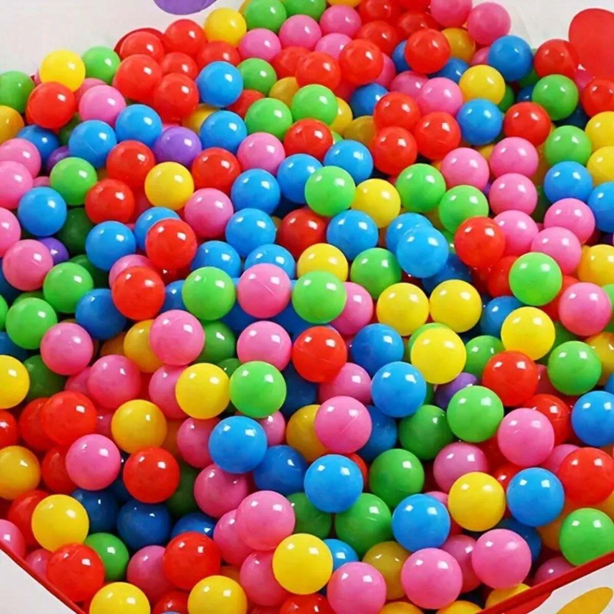 50 Balles De Piscine 7cm – Couleurs Vives Et Anti-écrasement | Pour Jeux Enfants, Salle De Jeux Ou Piscine Maison