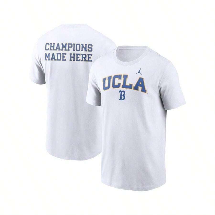 Jordan Men's White  Bruins Blitz 2-Hit T-Shirt - White - View 1