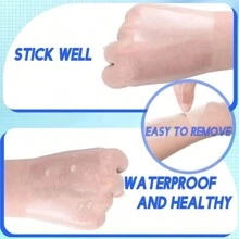 透明粘性包裹纹身后护理绷带，防水保护膜纹身绷带卷，皮肤敷料，适用于游泳纹身后护理用品