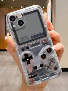 彩绘游戏机风格加强型保险杠保护手机壳，防震，兼容 15/15 Pro Max、14/14 Pro Max、13/13 Pro Max、12 Pro Max、11、XR、7/8、Galaxy S22 Ultra、S23 Ultra、A13、A22、A21S、A52、Redmi 10、Redmi Note 11 4G、Redmi 11 Lite、型号防水防摔防刮 - 彩色 - 查看 7