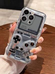 彩绘游戏机风格加强型保险杠保护手机壳，防震，兼容 15/15 Pro Max、14/14 Pro Max、13/13 Pro Max、12 Pro Max、11、XR、7/8、Galaxy S22 Ultra、S23 Ultra、A13、A22、A21S、A52、Redmi 10、Redmi Note 11 4G、Redmi 11 Lite、型号防水防摔防刮 - 彩色 - 查看 6