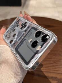 彩绘游戏机风格加强型保险杠保护手机壳，防震，兼容 15/15 Pro Max、14/14 Pro Max、13/13 Pro Max、12 Pro Max、11、XR、7/8、Galaxy S22 Ultra、S23 Ultra、A13、A22、A21S、A52、Redmi 10、Redmi Note 11 4G、Redmi 11 Lite、型号防水防摔防刮 - 彩色 - 查看 9