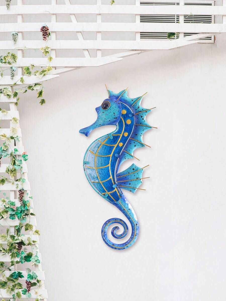 Mare in metallo per ornamento in ferro battuto spiaggia tema parete Decor Hanging Orname