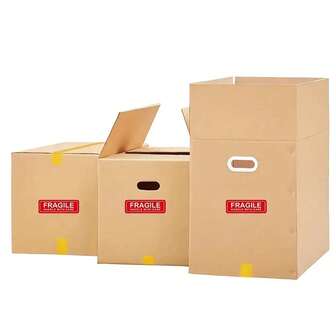 500 张/卷易碎贴纸，小心轻放，谢谢警告标签标志，运输和包装不干胶标签