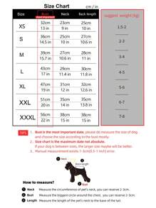nicovaer 1入組波卡圓點設計寵物連衣裙 - 粉色 - 查看 2