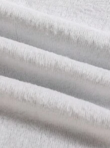 2 件装幼儿女孩保暖休闲紧身裤，二合一设计，带字母印花标签