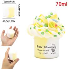 Kit de Slime de Manteiga de Chá Bubble Tea Fofo para Crianças, Lembrancinhas de Festa Slime Elástico, Não Grudento, Colorido e Perfumado, Brinquedo Anti-Estresse para Presentes de Meninos e Meninas, Fidgets para Crianças, Slime, Kit de Slime > Argila, Slime de Mel, Slime Roxo, Slime para Meninas, Rosa, Cuidados com a Pele para Crianças, Slime Elástico, Slime > Nuvem