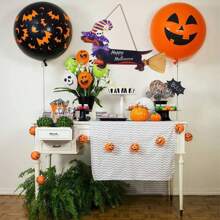 Decoración de puerta de Halloween, Salchicha, Logotipo de puerta de Feliz Halloween, Decoración de puerta principal de Halloween, Etiqueta de Halloween de madera, Apta para patio interior y exterior, puertas