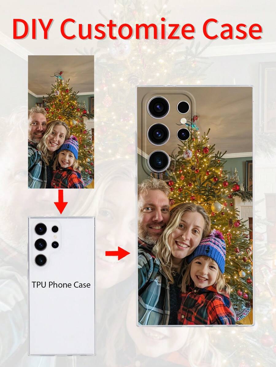 1pc Customized Name Black Phone Case Compatible With Apple 15 Pro Max, 17 Pro Max, 17 Air, S24 Ultra, And Other Android Phones