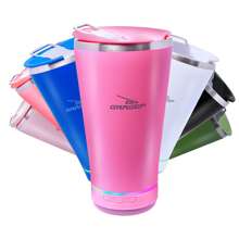 Bluetooth Thermal Cup Sound Beer Speaker RGB LEDs Stainless Steel Bottle Opener 473ml - Đỏ - Xem 2