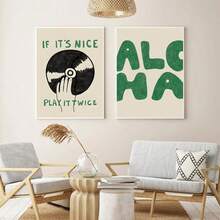 2pcs/Set Lucky 8 Ball Canvas Painting, Retro Lips & Newspaper Poster, Y2K Minimalist Art Pink & Red, Frameless Wall Decor, Suitable For Dorm, Living Room, Home Office - Perfect Couple Gift - Multicolor - View 23