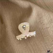 1 Peça Presilha de Cabelo Estilosa, Simples e Fofa em Xadrez Preto e Branco, Acessório de Cabelo para Todas as Estações para Mulheres, Boho Casual, Presilha de Cabelo, Grampo de Cabelo, Clipe de Cabelo, Pinça de Cabelo