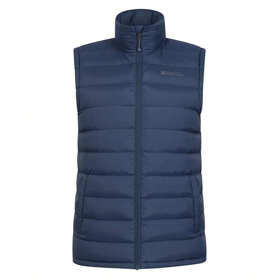 Mountain Warehouse Mens Seasons II Padded Gilet (Navy) - Navy Blue - View 1