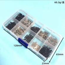 100Pcs Sewing Hooks And Eyes Set Sew-On Snap Buttons DIY Clothing Button Sewing Closures Snaps Kit For Clothes Bags Sewing Craft