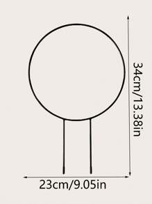 1set Flower Stand Stake - Black - View 10