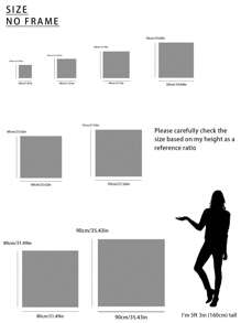 1幅定制无框帆布艺术印刷海报，大尺寸正方形帆布墙画，房间装饰材料，客厅沙发背景装饰，走廊装饰，家居装饰，卧室装饰，浴室装饰，房间装饰，办公室装饰，学校装饰，艺术礼品，PVC硬管包装，节日日历，家居装饰客厅 - 彩色 - 查看 6