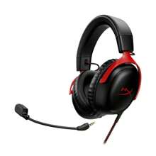HyperX Cloud 3 III 有线游戏耳机，带 DTS 音效麦克风/支持 HyperX 软件 USB 游戏耳机，适用于 PC PS Switch - 紅色 - 查看 2