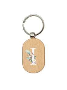 1 件雏菊字母 A-Z 图案木质钥匙扣、首字母木质吊坠、可雕刻的创意小礼物、包包吊坠、木质标签、钥匙扣、戒指、雕刻空白木板、DIY 配件 - 杏色 - 查看 28