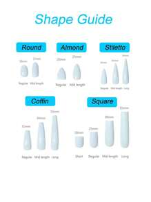 10pcs Handmade Press On Nails - Multicolor - View 6