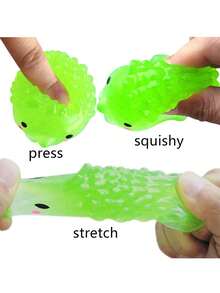 8 món đồ chơi bóp Mochi lấp lánh cỡ lớn dùng cho tiệc, đồ chơi bóp Kawaii, đồ chơi cảm giác động vật biển làm giải thưởng cho lớp học, đồ nhồi túi quà, đồ chơi bóp bóng giảm căng thẳng (Màu ngẫu nhiên) - Nhiều màu - Xem 4