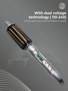32mm Thermal Brush Anti-Scald Volumizing Brush Heated Round Brush - UK Plug(220-240V) - View 8